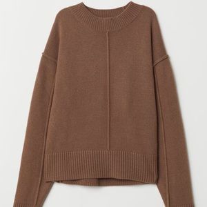 H&M Premium Wool Sweater Camel XS